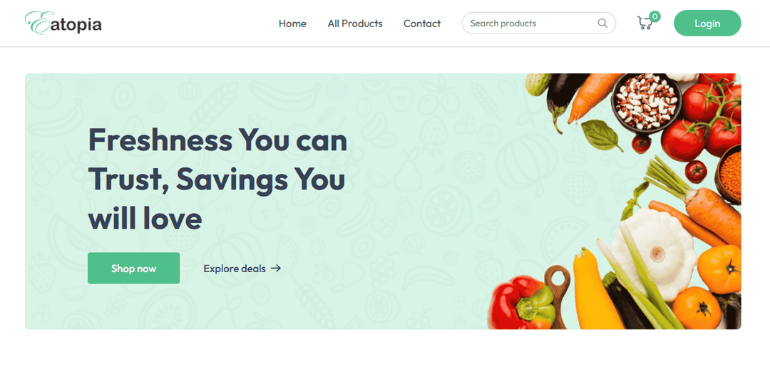 Eatopia E-commerce
